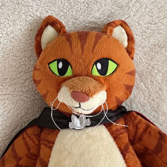 Build a Bear Workshop Puss in Boots Last Wish W/ Sound Box Cape Plush Cat - Picture 2 of 7